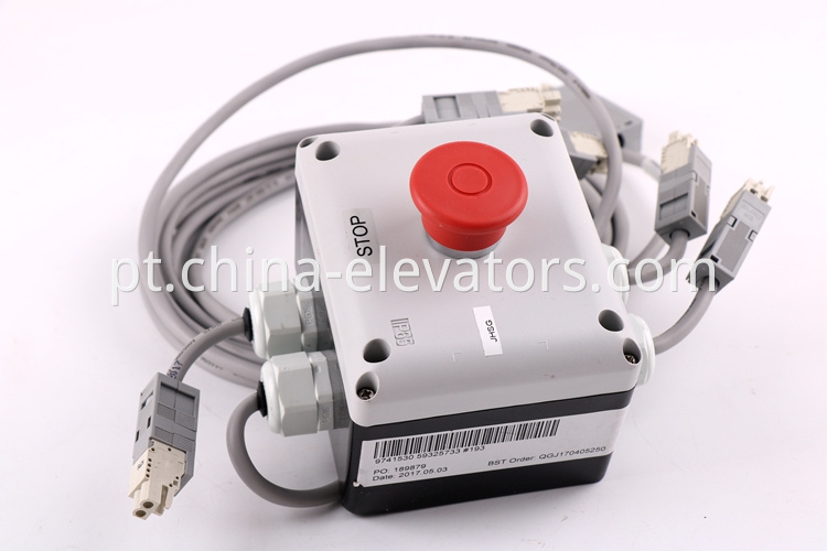 59325733 Caixa de interruptor de parada de emergência para Schindler Elevator Pit 59325733 Emergency Stop Switch Box for Schindler Elevator Pit